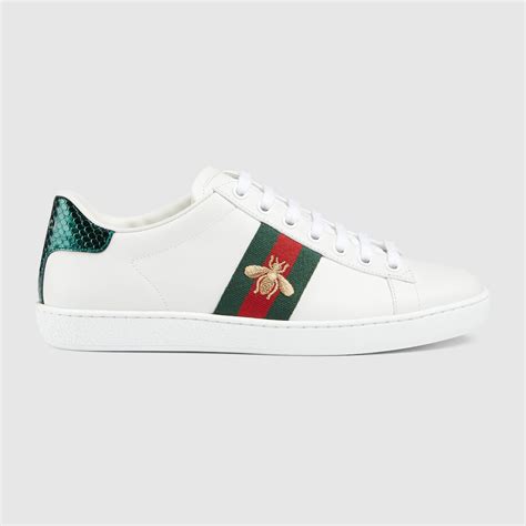 gucci ace trainers blu donna|gucci bee sneakers women's.